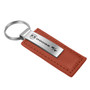 Dodge R/T Brown Leather Key Chain