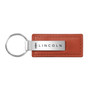 Lincoln Brown Leather Key Chain