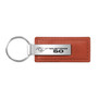 Ford Mustang 5.0 Brown Leather Key Chain