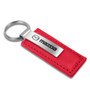 Mazda Logo Red Leather Car Key Chain , Official Licensed