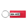 Ford SVT Red Leather Car Key Chain, Official Licensed