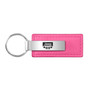 Jeep Grille Pink Leather Key Chain