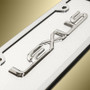 Lexus Name Half-size Polished Steel License Plate Kit