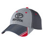 Toyota Genoa 3D Logo Gray Red Baseball Cap