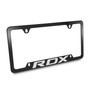 Acura RDX Engraved Black Metal License Plate Frame
