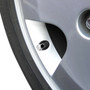 Acura Logo Chrome ABS White Top 5 Tire Stem Valve Caps