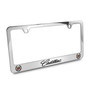 Cadillac Workmark and  Logo Chrome Plated Metal License Plate Frame Holder