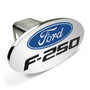 Ford F-250 Metal Chrome Trailer Tow Hitch Cover with Locking