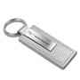 Ford Mustang GT White Carbon Fiber Texture Leather Key Chain