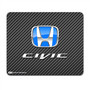 Honda Civic Black Logo Carbon Fiber Look Computer Mouse Pad