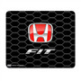 Honda Fit Red Logo Honeycomb Grille Computer Mouse Pad