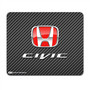 Honda Civic Red Logo Carbon Fiber Look Computer Mouse Pad