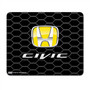 Honda Civic Yellow Logo Honeycomb Grille Computer Mouse Pad