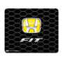Honda Fit Yellow Logo Honeycomb Grille Computer Mouse Pad
