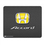 Honda Accord Yellow Logo Carbon Fiber Look Computer Mouse Pad