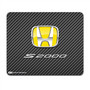 Honda S2000 Yellow Logo Carbon Fiber Look Computer Mouse Pad
