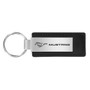 Ford Mustang Large Black Leather Key Chain