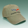 Corvette C6 Unconstructed Khaki Baseball Cap