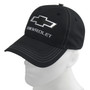 Chevrolet 3D Black Metallic Badge Logo Baseball Cap