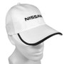 Nissan White Dry Insert Baseball Cap, Official Licensed