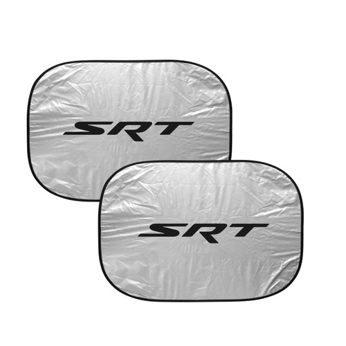 Dodge Jeep SRT Logo Dual Panels 228" x 24" Easy Folding Windshield Sun