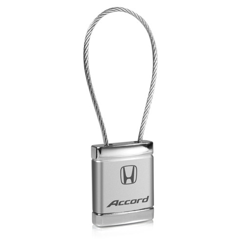 Honda Accord Cable Style Chrome Key Chain Key-Ring Keychain - Car ...