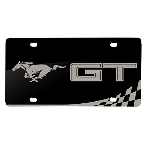 Ford Mustang GT Laser Mark Checker Stripe Matt Look Black Acrylic ford-mustang-gt-laser-mark-checker-stripe-matt-look-black-acrylic
