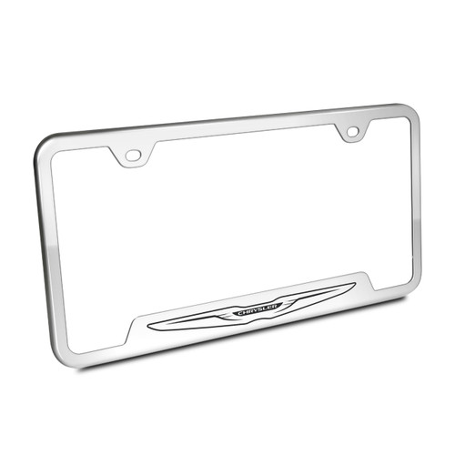 Chrysler Polished Stainless Steel License Plate Frame Car Beyond Store