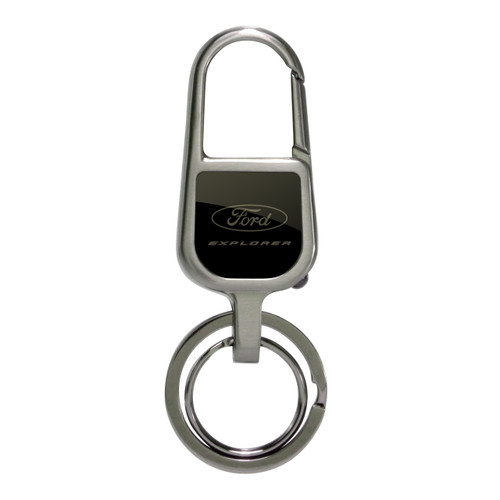 Ford Explorer Black Snap Hook LED Light Metal Key Chain by iPick Image ...