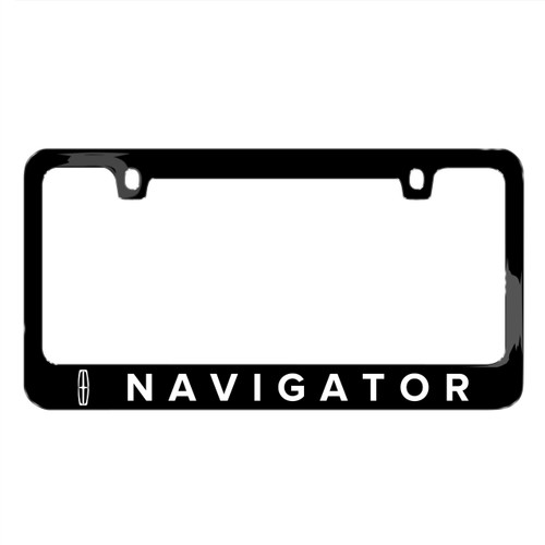 Lincoln Navigator Black Metal License Plate Frame Car Beyond Store