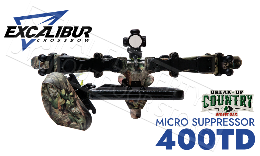 Excalibur Micro Suppressor 400 Takedown Crossbow MOBUC with Tact 100 Scope #E74170