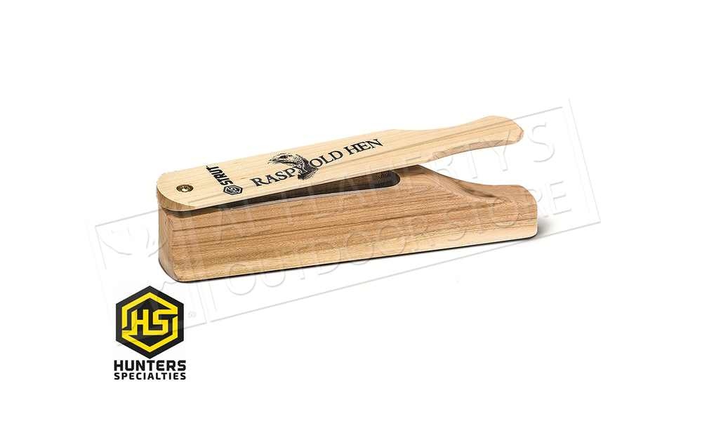 Hunters Specialties Raspy Old Hen Turkey Box Call #HS-STR-100179 - Al ...