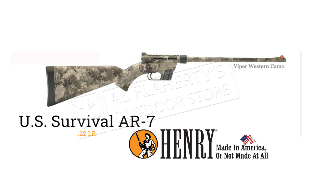 Henry AR-7 U.S. Survival Rifle 22LR, True Timber-Viper Western Camo #H002VMP
