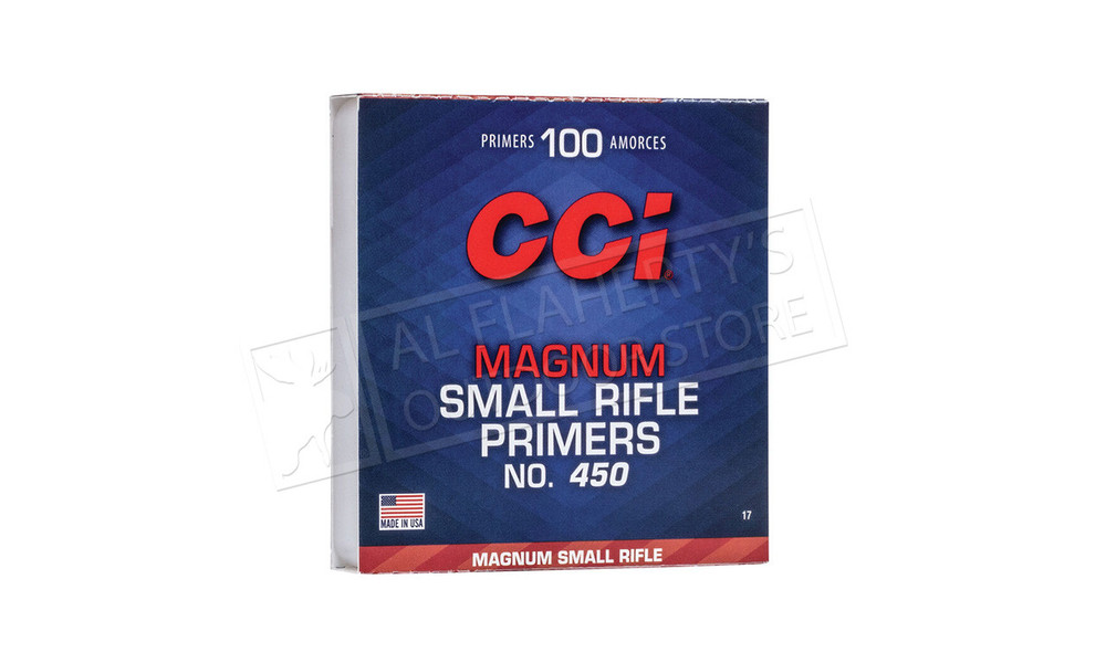 CCI Primers - Magnum Small Rifle No. 450 #0017