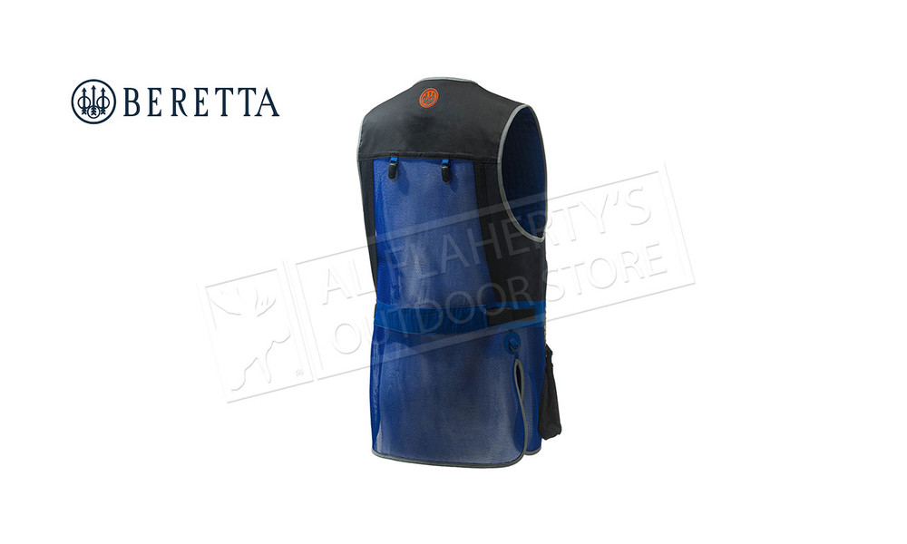 Beretta Sporting Evo Vest, Blue & Black & Orange  #GT911T155305C6