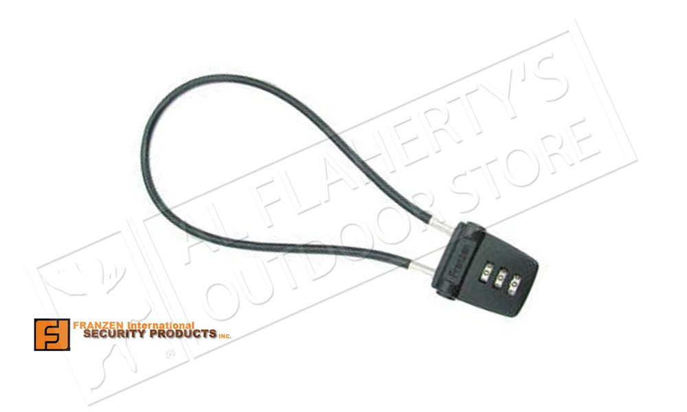 Franzen Combination Cable Lock 11130 Al Flaherty's Outdoor Store