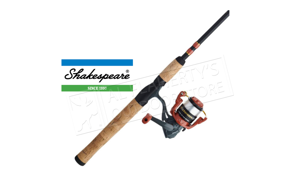 Shakespeare Crusader Spinning Combo, 6'6 Rod #SKPCRUS30/662M