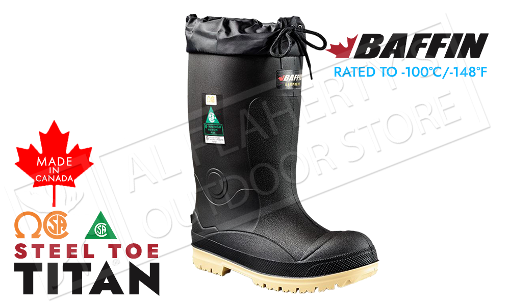 Baffin Safety Boots Titan -100°C / -148°F, Sizes 8 to 13 #23590000