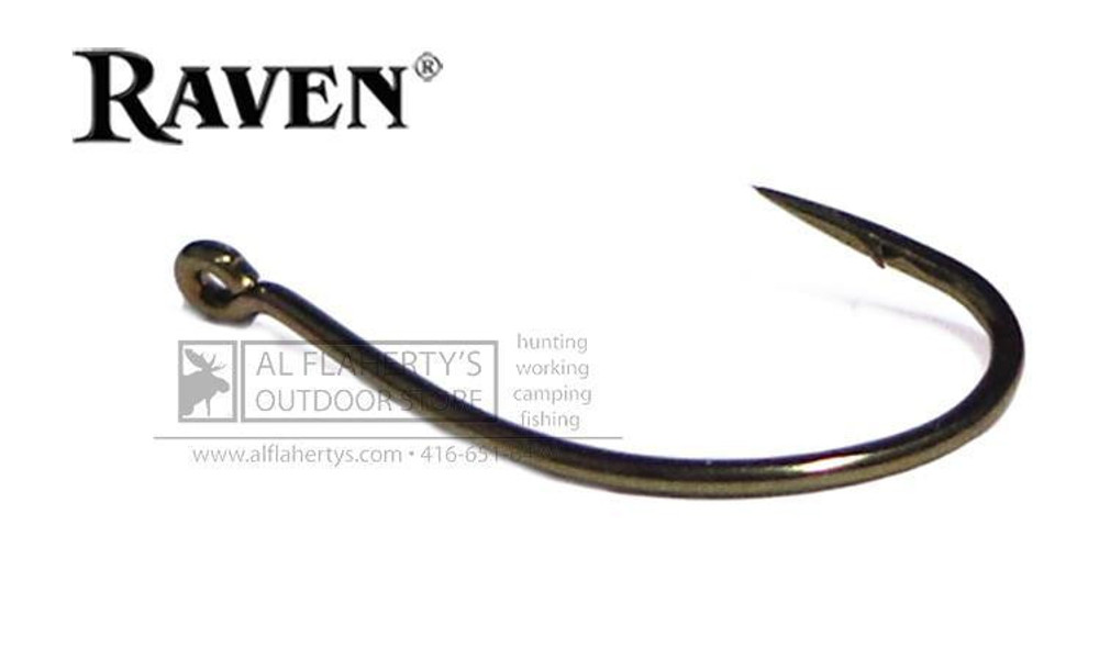 Raven Sedge Hooks, Bronze Finish, Sizes 16 to 8 #RVSG