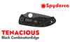 Spyderco Tenacious G-10 Folding Knife, Half Serrated Black Blade#C122GBBKPS