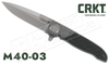 CRKT M40 Folder with Drop-Point by Carson #M40-03