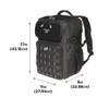 Allen Tac-Six Berm Tactical Backpack, MOLLE Connection System, Black #10888