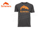 Simms Men's Trout Fill T-Shirt, Flame #13437-826