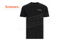 Simms Men's Bass Outline-Shirt, Black #13516-001