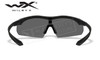 Wiley X Vapor Comm Shooting Glasses with Grey/Clear/Light Rust/Matte Black Frame #3552