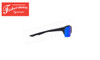 Fisherman Eyewear Ranger - Shiny Black/Gray Lens/Blue Mirror #50730031