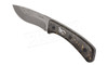 Browning 2025 Medallion Fixed Blade Knife 3.5" Damascus Drop Point Blade, Brass Carbon Fiber Handles #3220570