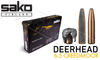 Sako 6.5 Creedmoor Deerhead, JSP Bonded Core 156 Grain Box of 20 #C663123HSA10