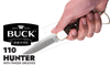 Buck Knives 110 Folding Hunter with Finger Grooves #0110BRSFG-B