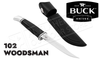 Buck Knives 102 Woodsman - Black Phenolic #0102BKS-B